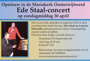 Ede Staal concert flyer