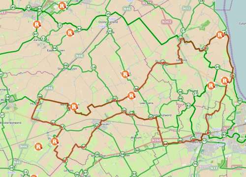 welkom op de wierde routekaart