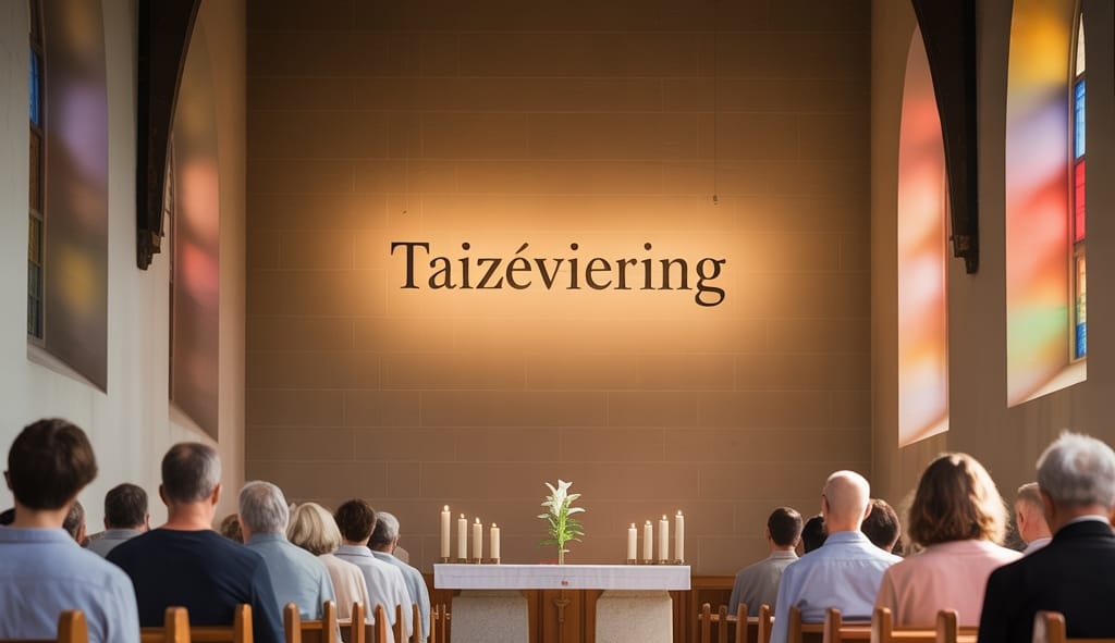 Taize viering illustratie Yolanda van Nieuwkoop voor website Mariakerk